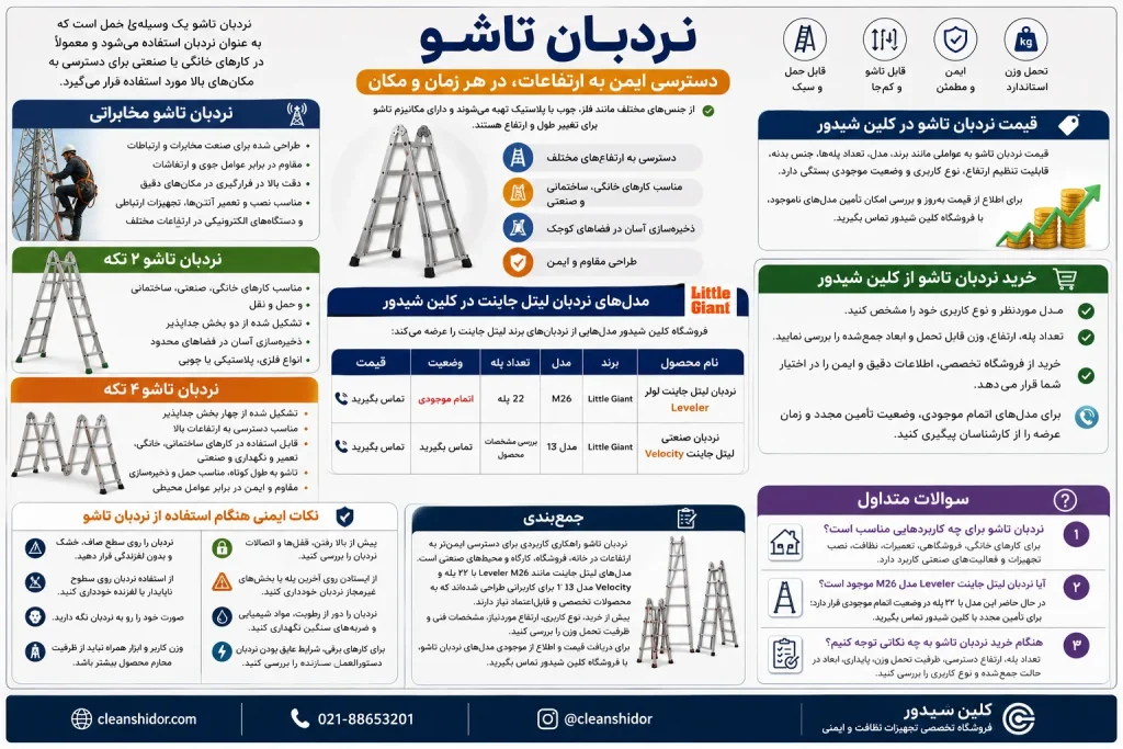 نردبان تاشو